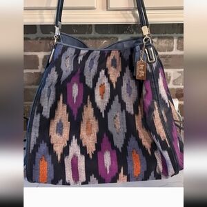 Coach Madison Ikat Gold Hang Tag